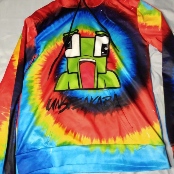 Youth/Teen Unspeakable Frog Logo Hoodies Tie Dye Style Size M - Picture 2 of 5